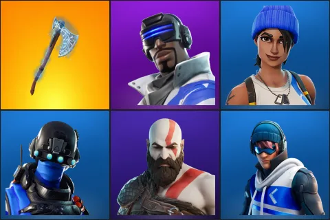 Leviathan Axe, Blue Striker, Blue Team Leader, Carbon Commando, Kratos, Point Patroller
