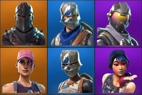 Black Knight, Blue Squire, Rogue Agent, Rose Team Leader, Royale Knight, Sparkle Specialist
