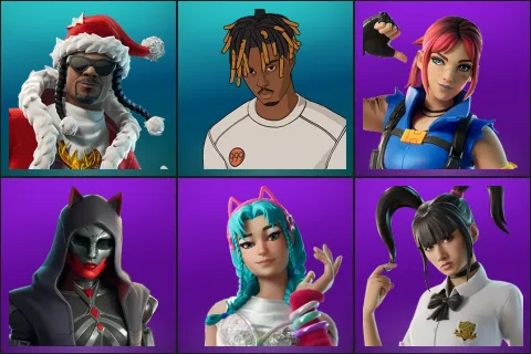 Santa Dogg, Slayer Juice WRLD, Explorer Emilie, Felina, Katalina, Yuki Yubari