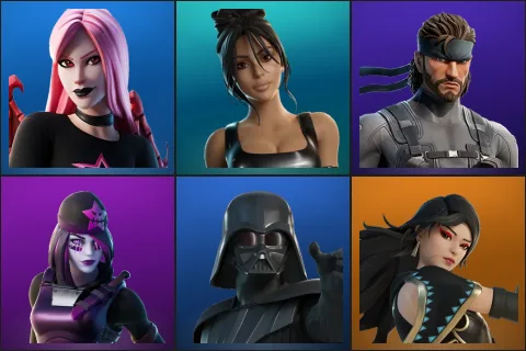 Haze, Iconic Kim Kardashian, Solid Snake, Dark Skully, Darth Vader, Era