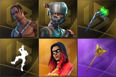 Travis Scott, Elite Agent, Merry Mint Axe, Take The L, Joltara, The Axe of Champions