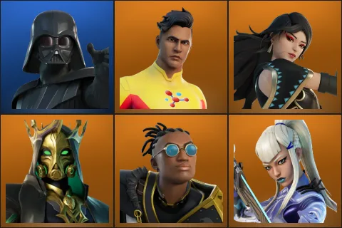 Darth Vader, Blastoff, Era, Hades, Malik, Mizuki