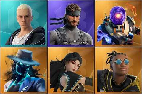 Slim Shady, Solid Snake, Cyclo, Deadeye, Era, Malik