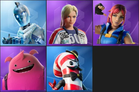 Glacial Dummy, Dueling Dragons Jackie, Explorer Emilie, Yeddy, Mr. Dappermint