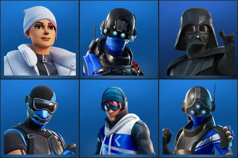Blizzard Bomber, Carbon Commando, Darth Vader, Fixer, Point Patroller, Trilogy