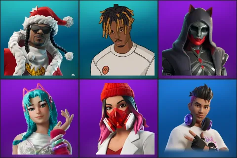 Santa Dogg, Slayer Juice WRLD, Felina, Katalina, Yulejacket, Chord Kahele
