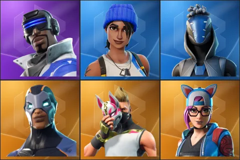 Blue Striker, Blue Team Leader, Sultura, Carbide, Drift, Lynx