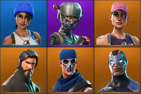 Blue Team Leader, Elite Agent, Rose Team Leader, The Reaper, Warpaint, Carbide