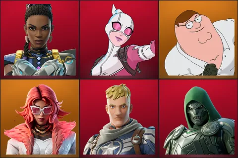 Shuri, Gwenpool, Peter Griffin, Valeria, Captain Jones, Doom