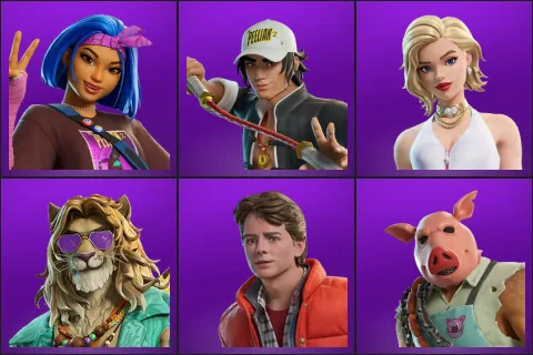 Carina, Carter Wu, Cat Holloway, Kingston, Marty McFly, Pig the Butcher