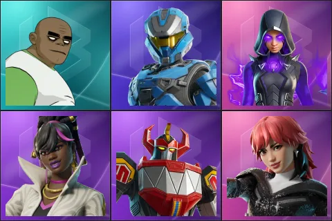 Russel, UNSC Spartan, Augury, Danica, Dino Megazord, Hana Park