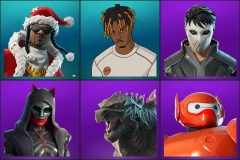 Santa Dogg, Slayer Juice WRLD, Daigo, Felina, Godzilla Evolved, Hero Baymax