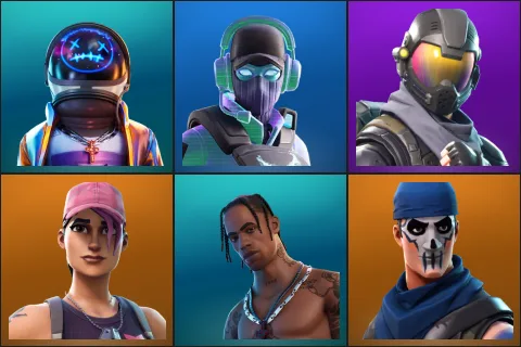 Astro Jack, Breakpoint, Rogue Agent, Rose Team Leader, Travis Scott, Warpaint