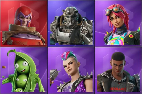 Wastelander Magneto, T-60 Power Armor, Brite Raider, Peabody, Ringmaster Scarr, Rust