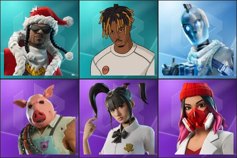 Santa Dogg, Slayer Juice WRLD, Glacial Dummy, Pig the Butcher, Yuki Yubari, Yulejacket