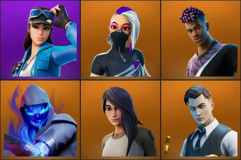 Cloud Striker, Catalyst, Fade, Fusion, Gear Specialist Maya, Midas