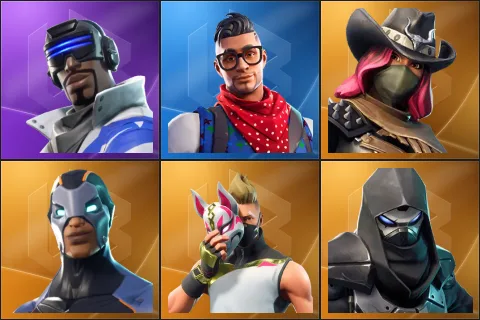 Blue Striker, Prodigy, Calamity, Carbide, Drift, Enforcer