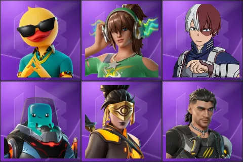 Cluster, Heatwave PJ, Shoto Todoroki, The Guardian, The Voidblade, Wolfe