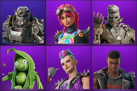 T-60 Power Armor, Brite Raider, Megalo Don, Peabody, Ringmaster Scarr, Rust