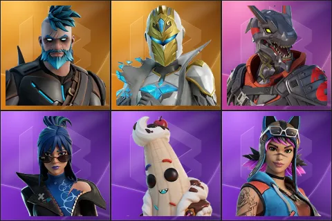 Omegarok, Spectra Knight, Drakon Steel Hybrid, Hope, Lil Split, Renegade Lynx