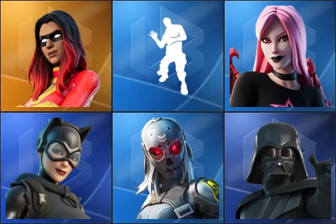 Joltara, Laugh It Up, Haze, Catwoman Zero, Zadie, Darth Vader