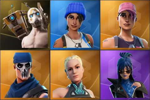 Psycho Bandit, Blue Team Leader, Rose Team Leader, Warpaint, Paradigm (Reality-659), Hope