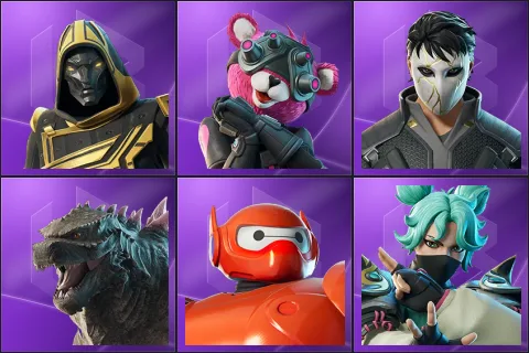 Blitz Knight, Cuddle Team Specialist, Daigo, Godzilla Evolved, Hero Baymax, Jade