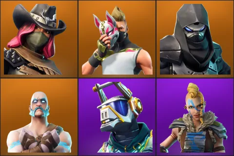 Calamity, Drift, Enforcer, Ragnarok, DJ Yonder, Huntress