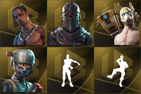 Travis Scott, Black Knight, Psycho Bandit, Elite Agent, Floss, Take The L