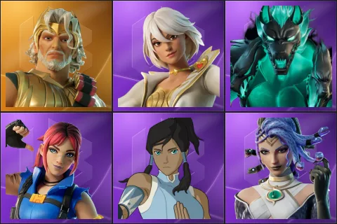 Zeus, Aphrodite, Cerberus, Explorer Emilie, Korra, Medusa