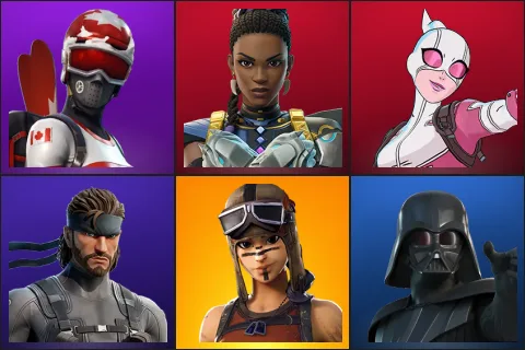 Mogul Master (CAN), Shuri, Gwenpool, Solid Snake, Renegade Raider, Darth Vader