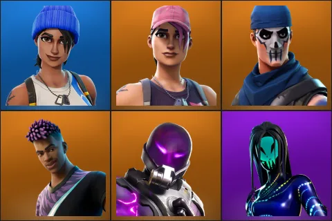 Blue Team Leader, Rose Team Leader, Warpaint, Fade, Tempest, Mariana
