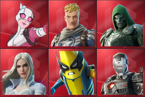 Gwenpool, Captain Jones, Doom, Emma Frost, Peelverine, War Machine