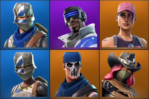 Blue Squire, Blue Striker, Rose Team Leader, Royale Knight, Warpaint, Calamity