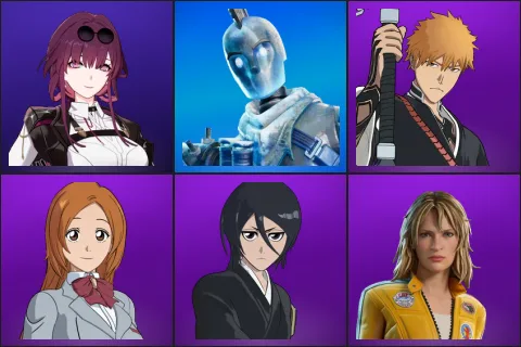 Stellaron Hunter Kafka, Glacial Dummy, Ichigo Kurosaki, Orihime Inoue, Rukia Kuchiki, The Bride