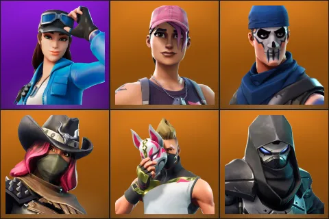 Cloud Striker, Rose Team Leader, Warpaint, Calamity, Drift, Enforcer