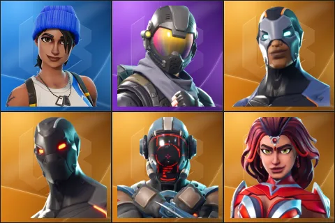 Blue Team Leader, Rogue Agent, Carbide, Omega, The Visitor, Valor