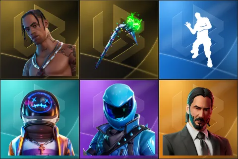 Travis Scott, Merry Mint Axe, Laugh It Up, Astro Jack, Honor Guard, John Wick