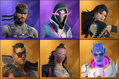 Solid Snake, Xander, Era, Joey, Kado Thorne, Kymera