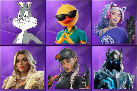 Bugs Bunny, Cluster, Dasha, Dylan, Elite Jules, Exalted Ice King