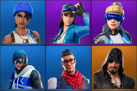 Blue Team Leader, Cloud Striker, Neo Versa, Point Patroller, Prodigy, Blackheart