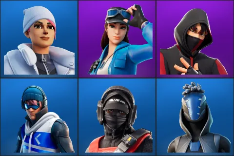 Blizzard Bomber, Cloud Striker, IKONIK, Point Patroller, Stealth Reflex, Sultura