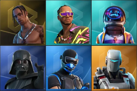 Travis Scott, Lewis Hamilton, Astro Jack, Darth Vader, Fixer, A.I.M.