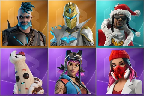 Omegarok, Spectra Knight, Santa Dogg, Lil Split, Renegade Lynx, Yulejacket