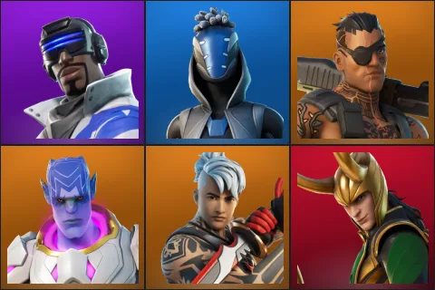 Blue Striker, Sultura, Joey, Kymera, Ronin, Loki Laufeyson