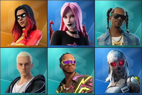 Joltara, Haze, Snoop Dogg, Slim Shady, Lewis Hamilton, Zadie