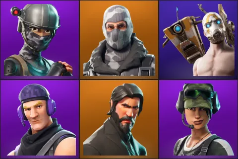 Elite Agent, Havoc, Psycho Bandit, Sub Commander, The Reaper, Trailblazer