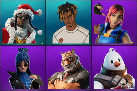 Santa Dogg, Slayer Juice WRLD, Explorer Emilie, Hope, Oscar, Snowmando