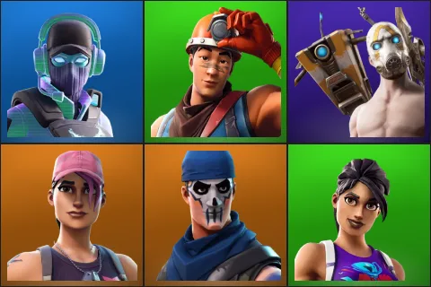 Breakpoint, Cole, Psycho Bandit, Rose Team Leader, Warpaint, World Warrior