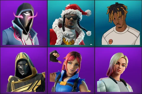 Xander, Santa Dogg, Slayer Juice WRLD, Blitz Knight, Explorer Emilie, Jackie